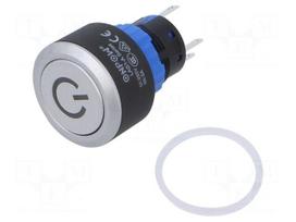 Switch: push-button | Pos: 2 | SPDT | 0.5A/220VAC | 1A/24VDC | ON-(ON)