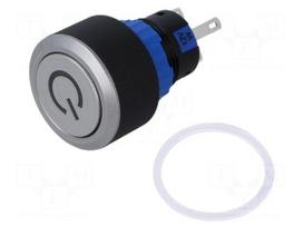 Switch: push-button | Pos: 2 | SPDT | 0.5A/220VAC | 1A/24VDC | ON-ON