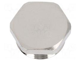 Stopper | PG42 | IP54 | brass | Plating: nickel | V-NE-Ms | Thread: PG