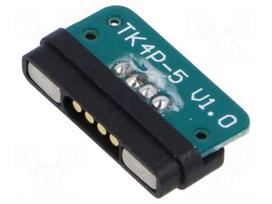 Connector: pogo pin | PIN: 4 | THT