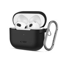 Dėklai ausinėms Tech-Protect Apple AirPods 3 Silicone Hook Case Black