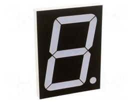 Display: LED | 7-segment | 101.6mm | 4" | No.char: 1 | green | 200mcd