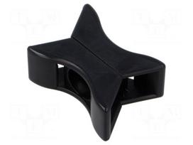 Holder | black | cable ties