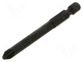 Screwdriver bit | Pozidriv® | PZ2 | 1/4" | Overall len: 70mm