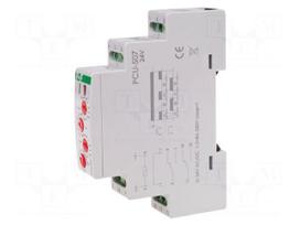 Automation module: timer | 0,1s÷24days | DPDT | 250VAC/8A | 24VDC | PCU