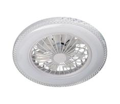 LED reguliuojamas lubinis šviestuvas su ventiliatoriumi EGYPT LED/48W/230V baltas + nuotolinis pultas