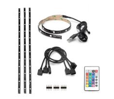 Aigostar - RINKINYS 4x LED RGB Reguliuojama juostelė 0,5m LED/2,5W/5V IP65 + VP