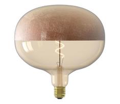Reguliuojama LED filamentinė lemputė su kupolu, E27, 4W, 230V, 1800K, vario spalvos, CRI 90