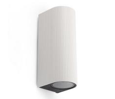 FARO 70328 - Lauko sieninis šviestuvas ESTELA 2xGU10/5W/230V IP65 baltas