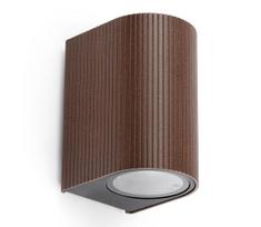 FARO 70324 - Lauko sieninis šviestuvas ESTELA 1xGU10/5W/230V IP65 rudas
