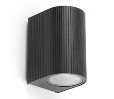 FARO 70322 - Lauko sieninis šviestuvas ESTELA 1xGU10/5W/230V IP65 juodas