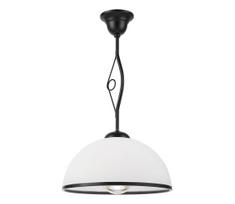 Pakabinamas šviestuvas ant strypo RETRO 1xE27/60W/230V juoda/balta