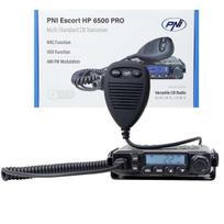 CB radio station PNI Escort HP 6500 PRO, multi-standard, VOX, NRC, 4W, AM-FM, 12V, SQ, ASQ, cigarette lighter plug included
