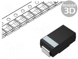 Diode: TVS | 1.5kW | 178÷197V | 5.8A | bidirectional | SMC | reel,tape