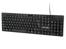 Klaviatūros ir pelės // Klaviatūros // 84-226# Klawiatura blow kp-122 usb czarna