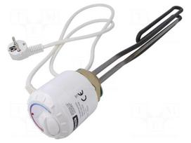 Heating element: heater | with thermostat | 1.5kW | 230VAC | 360mm