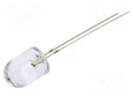 LED | orange | 8mm | 5800÷7000mcd | 30° | Front: convex | 2.1÷2.6VDC