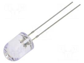 LED | yellow | 8mm | 5800÷7000mcd | 30° | Front: convex | 2.1÷2.6VDC