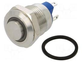 Switch: vandal resistant | Pos: 2 | SPST-NO | 2A/36VDC | IP65 | OFF-(ON)