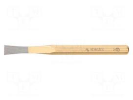 Cold chisel | flat | L: 125mm | Tipwidth: 10mm | Thk: 2mm