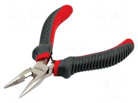Pliers | straight,half-rounded nose | 125mm | MICRO