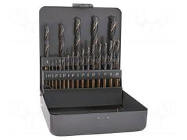 Drill set | for metal | high speed steel | SPRINT MASTER | 21pcs.