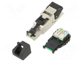 Connector: RJ45 | plug | Cat 6a | for cable | IDC