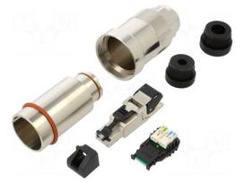 Connector: RJ45 | plug | Cat 6a | for cable | IDC