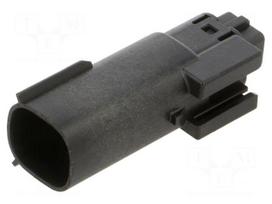 Connector: wire-wire | plug | male | PIN: 4 | crimped | black | 3.5mm