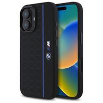 BMW Silicone MagSafe Hexagon Blue Line Cover for Apple iPhone 16