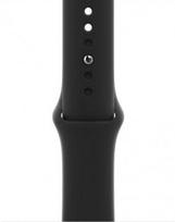 Dirželis Just Must Universal JM LIQUID SILICONE case for Apple watch band 42/44/45 Black