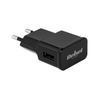Mobilieji telefonai ir priedai // USB tinklo įkrovikliai // Ładowarka sieciowa Rebel USB 1000 mA