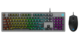HP KM300F Gaming Keyboard + Mouse USB / ENG / 6400DPI / RGB