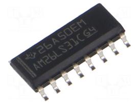 IC: interface | line driver | half duplex,RS422 | 10000kbps | SOIC16