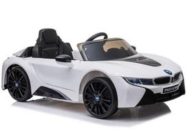Žaidimų zona | PC | Konsolės | Priedai // Vaikiškos elektrinės transporto priemonės // Auto na Akumulator BMW I8 Coupe Biały