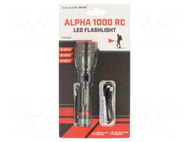 Torch: LED | IPX4 | 300lm,1000lm | 7h | FALCON EYE® | L: 161mm | Ø: 42mm