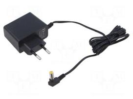 Power supply: switching | mains,plug-in | 12VDC | 1.5A | 18W | 85%