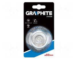 Cup brush | 50mm | steel,acid resistant steel,stainless steel