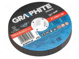 Cutting wheel | Ø: 125mm | Disc thick: 1mm | metal,steel | 22.22mm