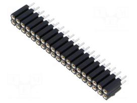 Connector: pin strips | socket | female | PIN: 38 | THT | 3A | 150V | BL 6