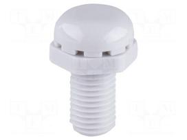 Pressure compensation device | IP69 | light grey | Thread: M6 | 5pcs.