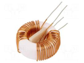 Inductor: wire | THT | 3A | R: 40mΩ | -20÷50% | DTS-25 | vertical | 230VAC