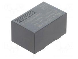 Converter: AC/DC | 2W | Uin: 80÷264VAC,115÷370VDC | Uout: 12VDC | 74%