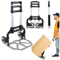 Įrankiai ir matavimo prietaisai // Rankiniai įrankiai ir rankinių įrankių komplektai // Lekki Wózek Transportowy Magazynowy Składany Aluminiowy 70kg