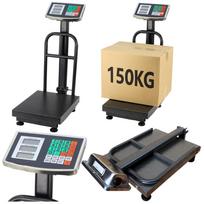 Biuro įranga // Siuntų svarstyklės | Pramoninės svarstyklės // Waga Elektroniczna LCD Platformowa Magazynowa Dokładność do 20g 150kg