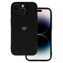Nugarėlės dėklai Vennus Samsung GALAXY A13 4G PATTERN SILICONE HEART CASE FOR Black