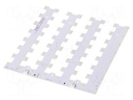 LED strip | W: 247.7mm | L: 260mm | No.of diodes: 64 | CRImin: 80 | 4000K