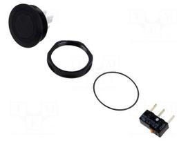 Switch: vandal resistant | Pos: 2 | SPDT | 5A/125VAC | ON-(ON) | RGB