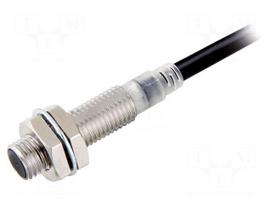 Sensor: inductive | OUT: PNP / NC | 0÷2mm | 10÷30VDC | M8 | 5m | IP67