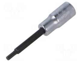 Socket: hex key-bit | HEX 3/32" | 1/4"